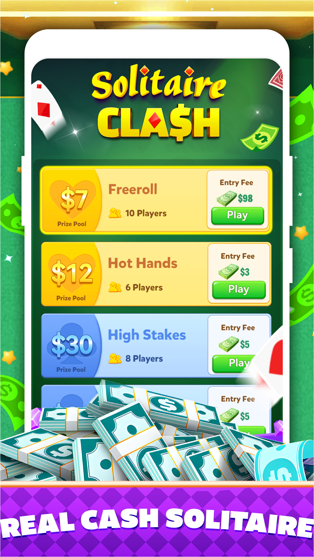 Solitaire-Clash Win Real Cash (GOLDEN CASINO GAMES) APK for