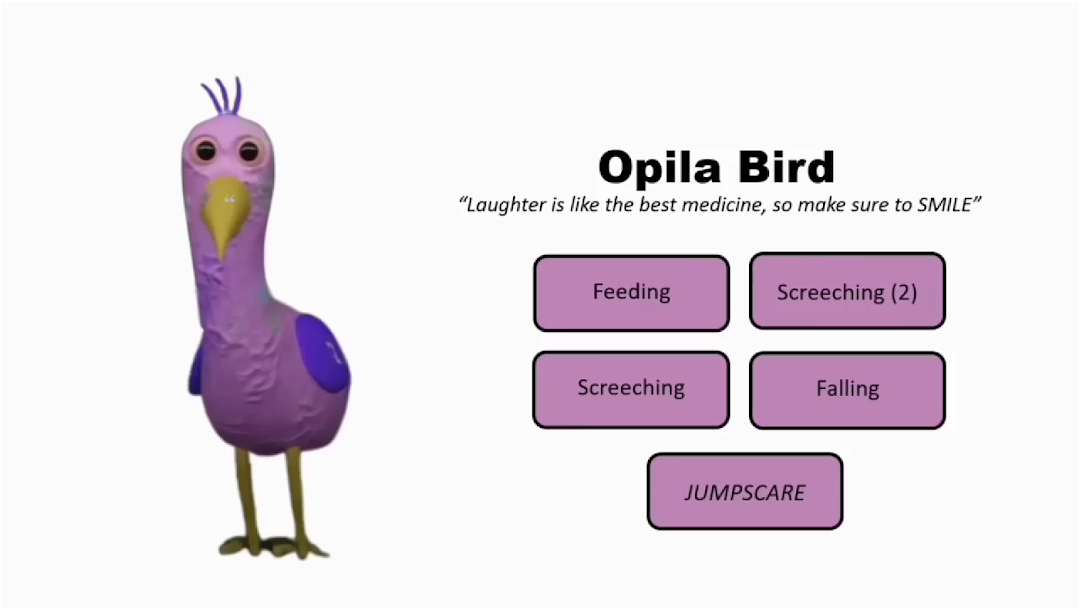 Coda on X: RE: Garten of Banban - Opila Bird Song. New Bird on Da Block  Music, Lyrics and Video by Me, Vocals and Mastering by @AxieTV I beat this  game in