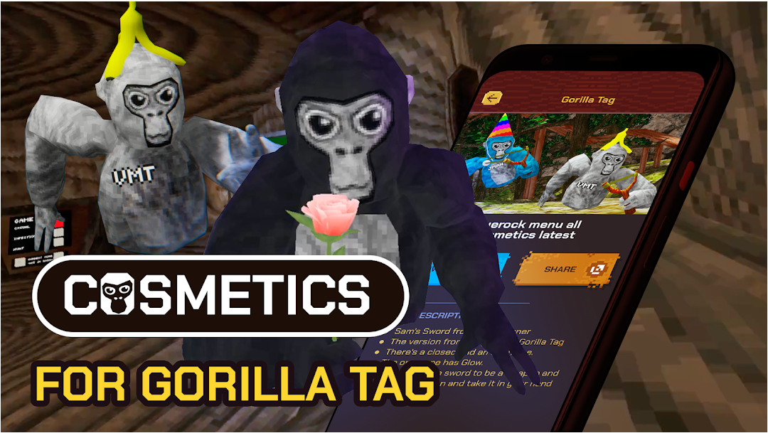 how to get cosmetics apk for gorilla tag｜TikTok Search