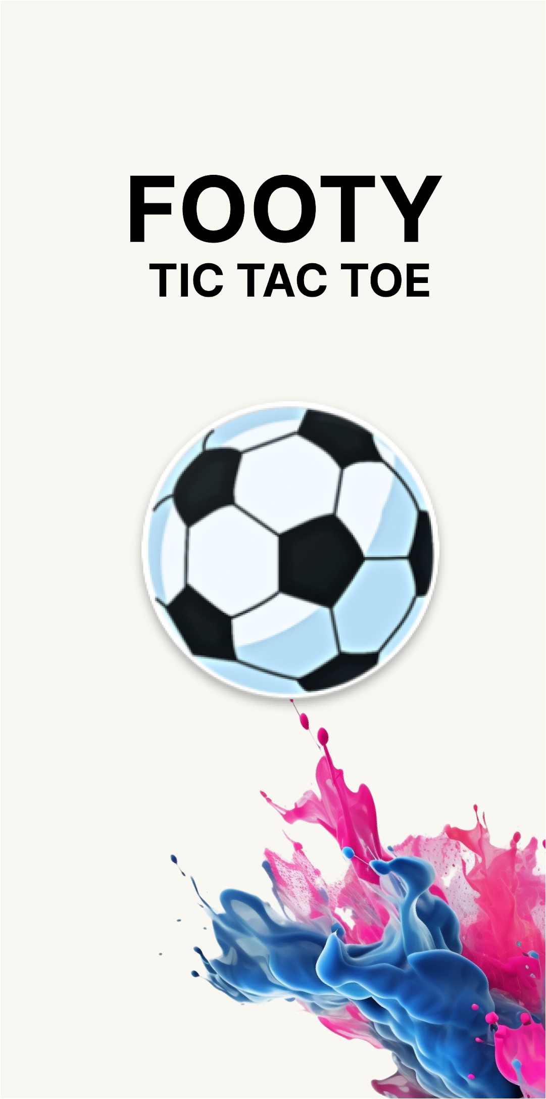 Footy Tic Tac Toe Vs@leahrevelle #footy #football #soccer #footballtic