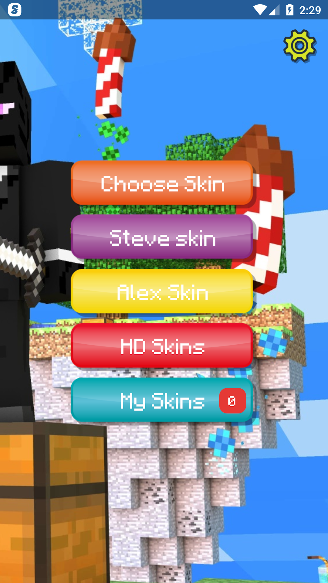 Editor - Minecraft skin (64x64, Steve)