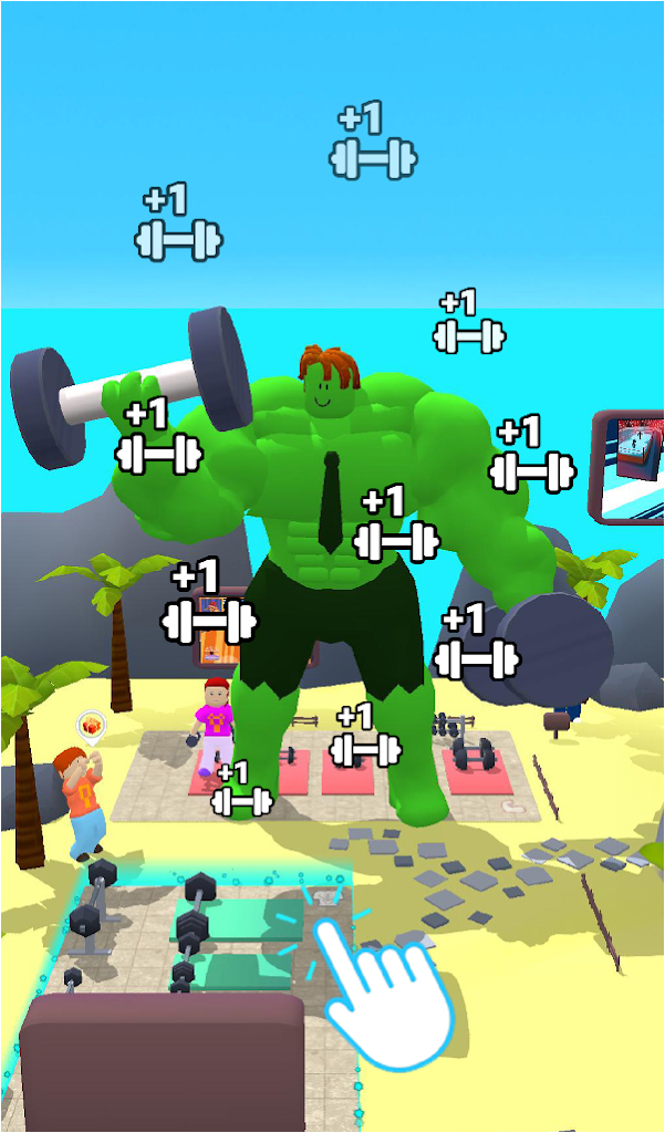 Lifting Hero vs. Roblock Gym Clicker: The Clicker Idle Battle - MAF