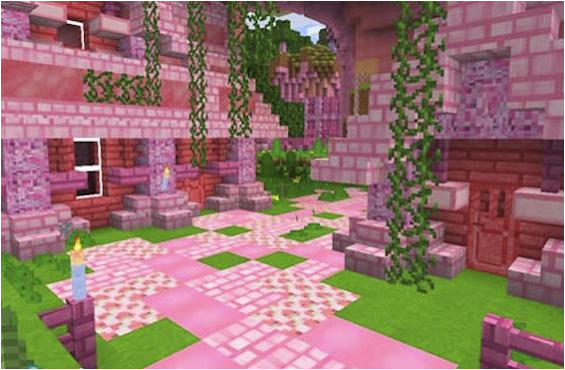 Download do APK de 2018 Casa rosa para mapa princesa para MCPE